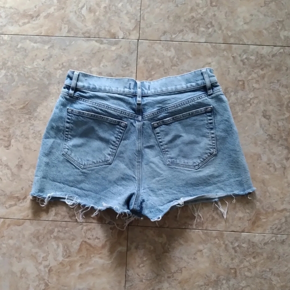 LOFT The High Waist Cut Off denim shorts, size 26/2 - Picture 3 of 8